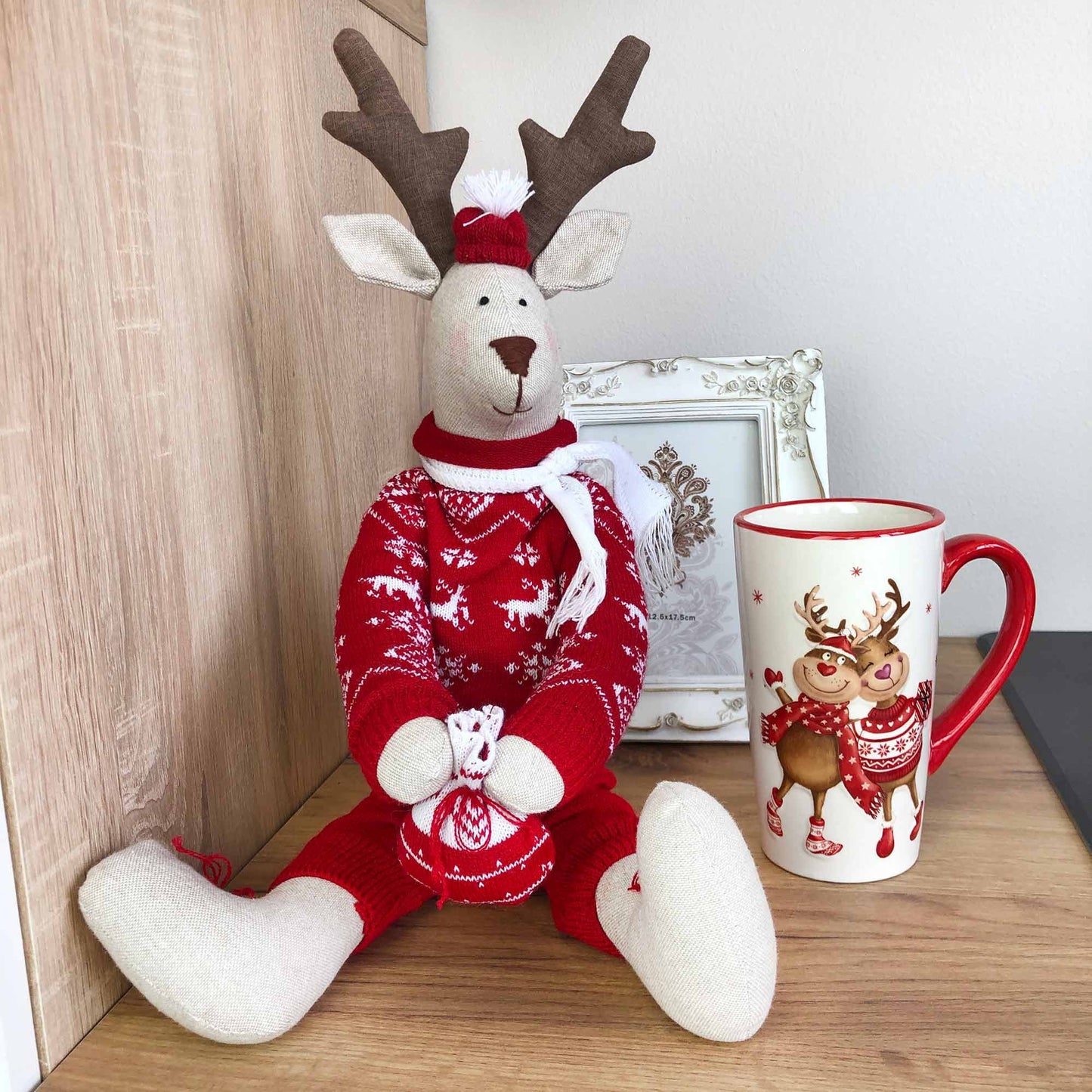 Handmade Interior Toy Reindeer | Home Decor, Housewarming Gift Idea For Family And Friends