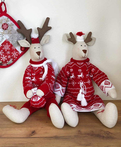 Handmade Interior Toy Reindeer | Home Decor, Housewarming Gift Idea For Family And Friends