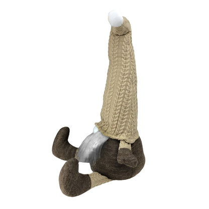 Handmade Interior Gnome Toy | Decorative Interior Toy With Red, Grey, Beige Hats, Housewarming Gift Idea, Home Decor