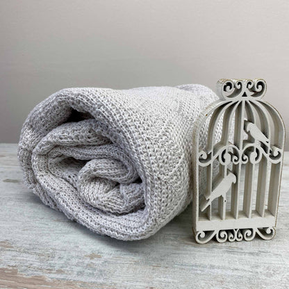 Pink Openwork Knitted Blanket | Elegant Throw, Festive Bedspread, Home Decor, Bedroom Textile, Housewarming Present Idea