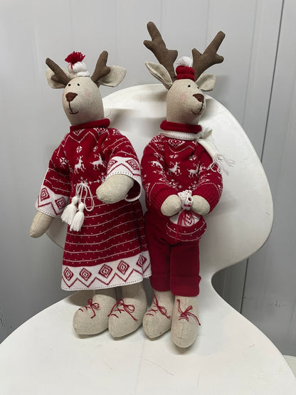 Handmade Interior Toy Reindeer | Home Decor, Housewarming Gift Idea For Family And Friends