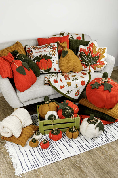 Brown Knitted Throw Blanket | Cozy Cable Knit Sofa Blanket | Soft Blanket for Couch or Bed | Autumn Home Decor Gift, Thanksgiving Housewarming Present