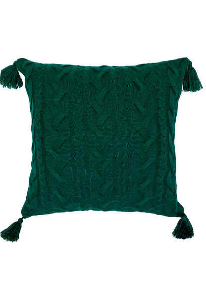 Green Cable Knitted Blanket  | Warm Throw, Home Decor, Housewarming Gift