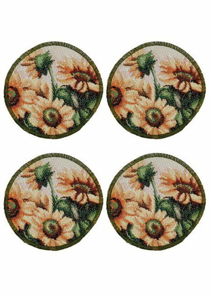 Autumn Gnomes Tapestry Kitchen Apron, Cup Coasters, Oven Mitten, Pot Holder Set | Thanksgiving Decor, Halloween Pumpkins Textile | Fall Harvest Table Decor