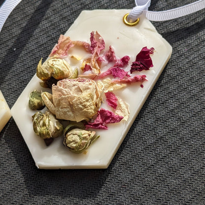 🌿 Aromatherapy Wax Sachet with Dried Flowers | Natural Air Freshener | Eco-Friendly Home Fragrance Gift