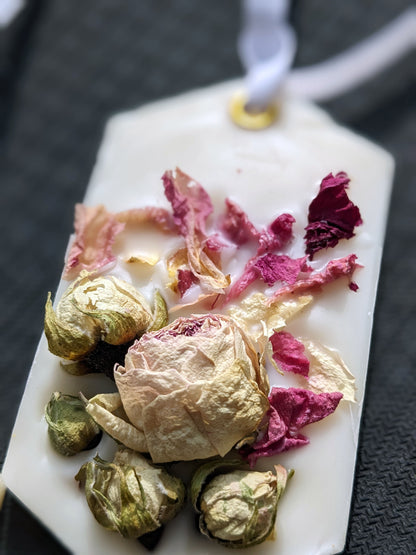 🌿 Aromatherapy Wax Sachet with Dried Flowers | Natural Air Freshener | Eco-Friendly Home Fragrance Gift