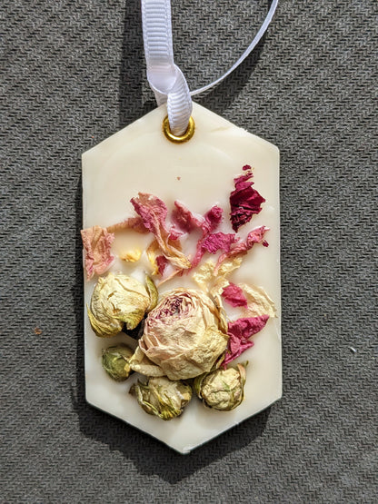🌿 Aromatherapy Wax Sachet with Dried Flowers | Natural Air Freshener | Eco-Friendly Home Fragrance Gift