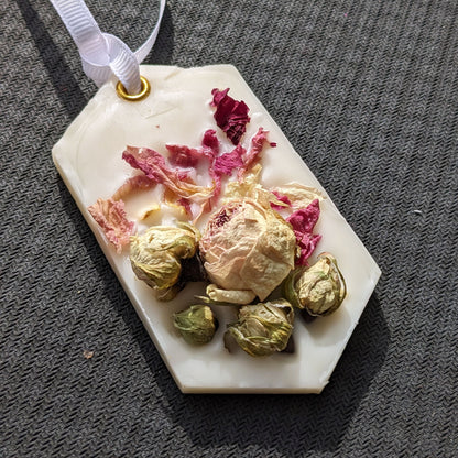 🌿 Aromatherapy Wax Sachet with Dried Flowers | Natural Air Freshener | Eco-Friendly Home Fragrance Gift