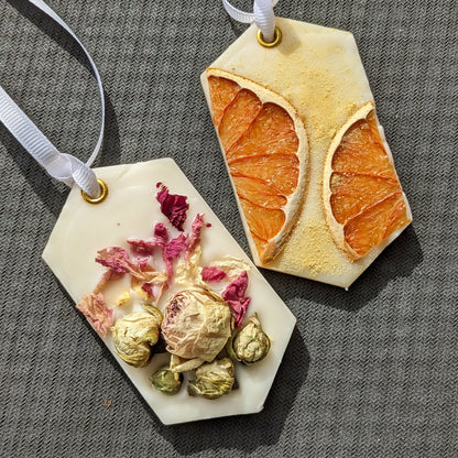 🌿 Aromatherapy Wax Sachet with Dried Flowers | Natural Air Freshener | Eco-Friendly Home Fragrance Gift