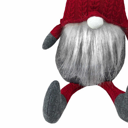 Handmade Interior Gnome Toy | Decorative Interior Toy With Red, Grey, Beige Hats, Housewarming Gift Idea, Home Decor