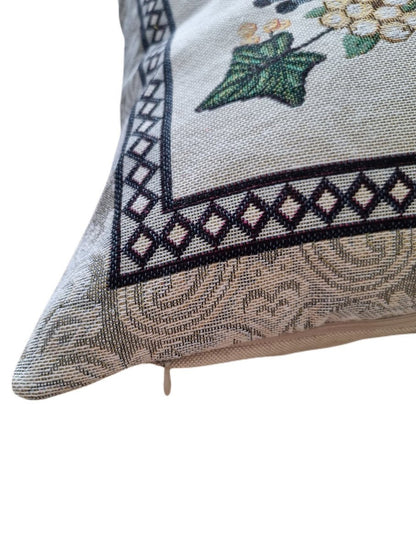 Tapestry Pillowcase With Basket Of Lavender Pattern | Festive Home Decor, Family And Friends Housewarming Present Idea