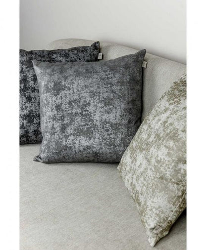 Gold Cotton Pillow With Plating | Festive Couch Cushion, Stylish Living Room, Home Decor